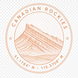 Seek The Epic destination patch — Canadian Rockies — Mt Rundle